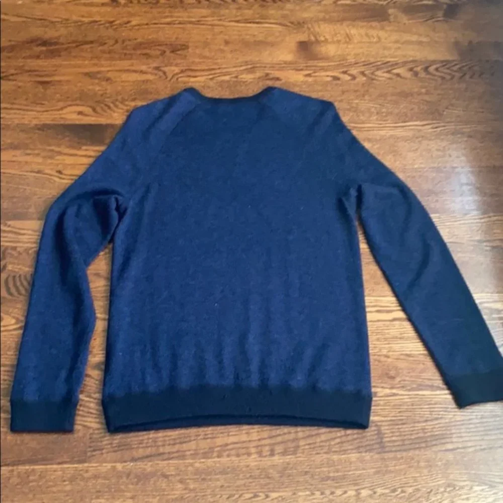 Vince Men's Navy blue wool cashmere sweater size S
